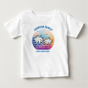 Strand Familjeåterträff Anpassad kryssning Sommarl T Shirt