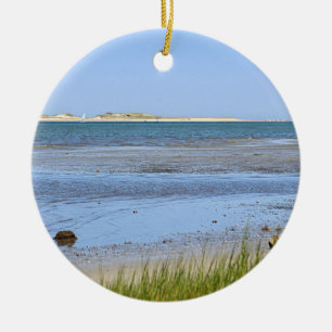 Strand för hav för uddtorskfjärd julgransprydnad keramik