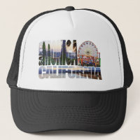 Strand för pir för Santa Monica logotypblommor