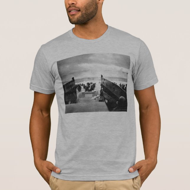 Strand för USMC Normandy T Shirt (Framsida)