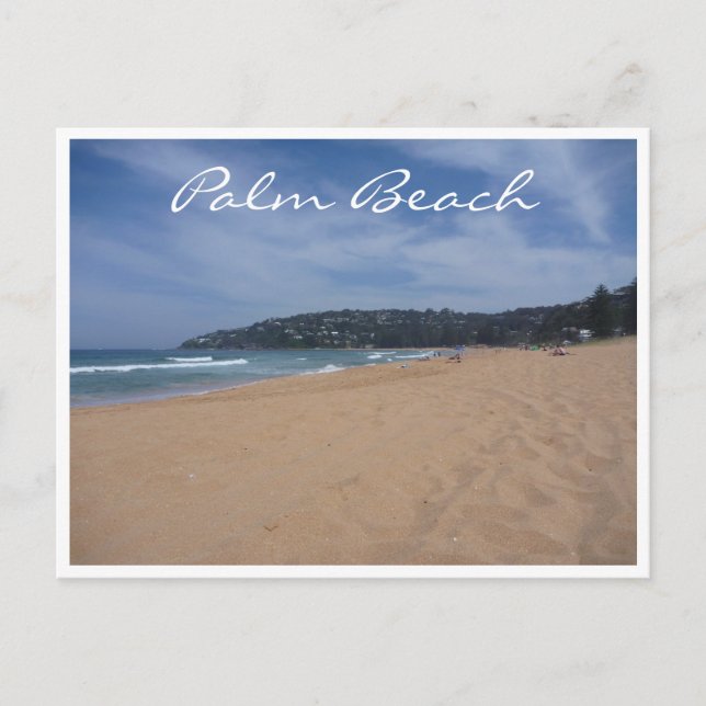 strand handflatan vykort (Framsida)