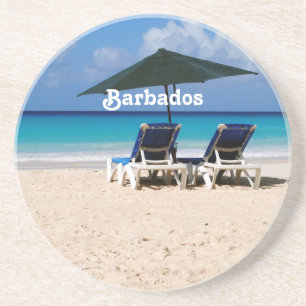 Strand i Barbados Underlägg Sandsten