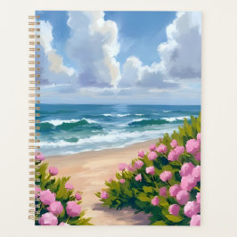 Strand i blom | Rosa Hydrangea Havsnära Kust