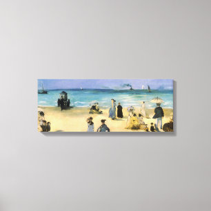 Strand i Boulogne av Edouard Manet, Vintage Art Canvastryck