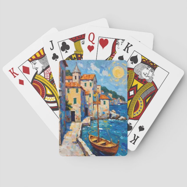 Strand i Europa Casinokort (Baksidan)