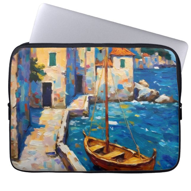Strand i Europa Laptop Fodral (Framsidan)