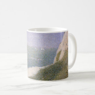 Strand i Honfleur av Georges Seurat, Vintage Art Kaffemugg
