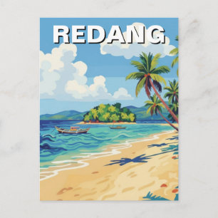 Strand i Redang Malaysia Vykort