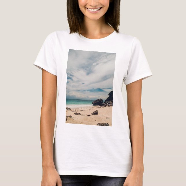 Strand i Tulum, Mexico Tee (Framsida)