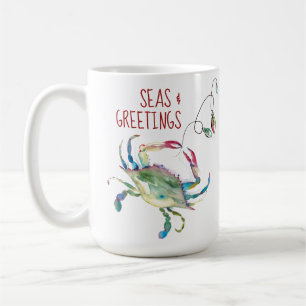 Strand Jul Krabb Kaffe Muggar