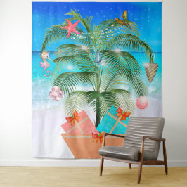 Strand Julgran Hav Dekoration Dekor