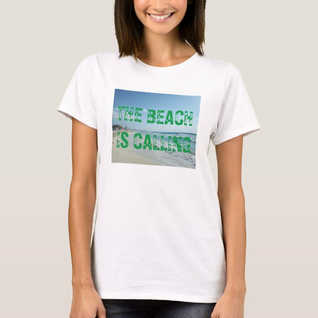 Strand kalla t-shirt (Framsida)