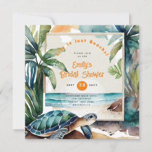 Strand Kust Ocean BABYSHOWER FÖDELSEDAG BRÖLLLOP Inbjudningar