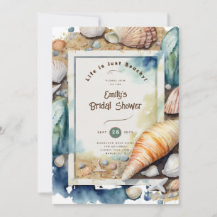 Strand Kust Ocean BABYSHOWER FÖDELSEDAG BRÖLLLOP Inbjudningar