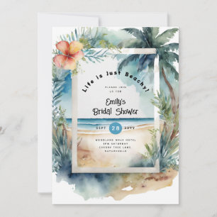 Strand Kust Ocean BABYSHOWER FÖDELSEDAGSHÖGTID BRÖ Inbjudningar