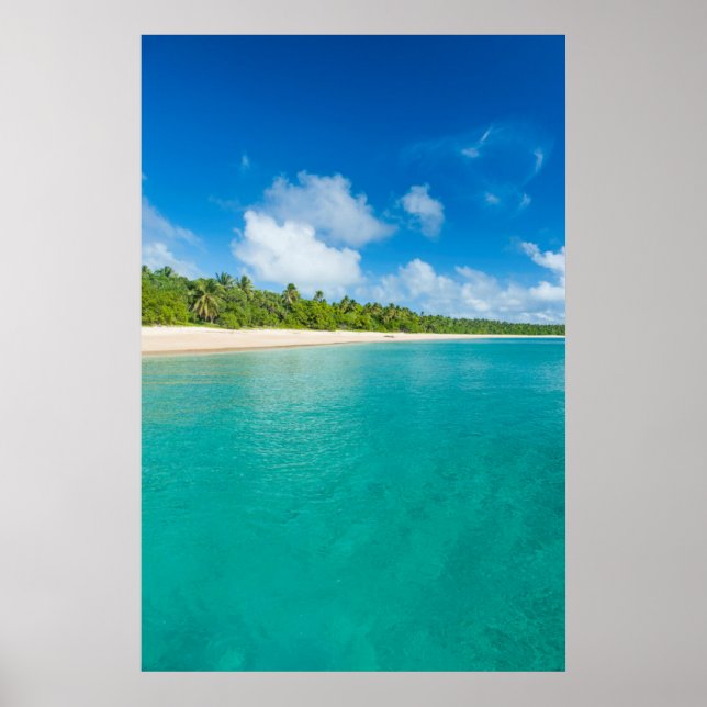 strand med invändig strand handflatan, Tonga Poster (Framsidan)
