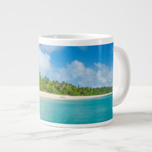 Strand med palmer, Tonga Jumbo Mugg