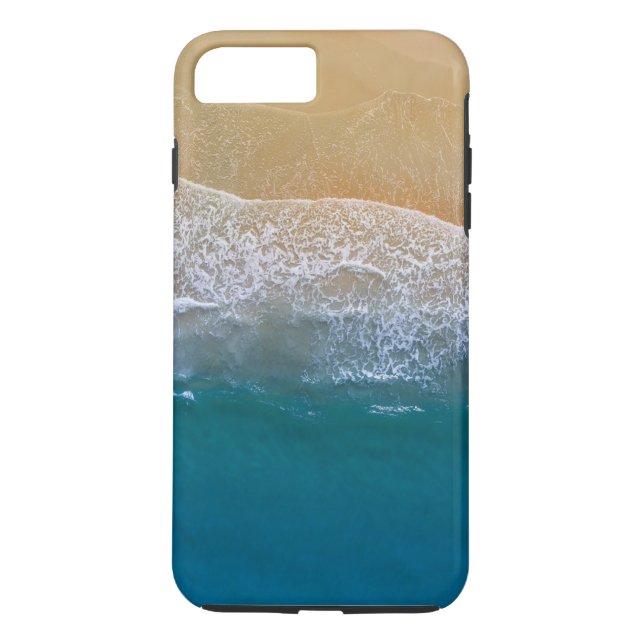 Strand med ren blå våg Case-Mate iPhone skal (Baksida)