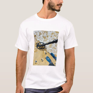 Strand Metall Detection T-Shirt - Roligt Gift