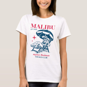 Strand Möhippa Fest Sommar Tjejresa Malibu T Shirt
