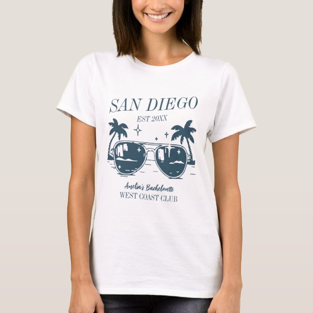Strand Möhippa Systerresan San Diego T Shirt (Framsida)