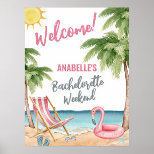 Strand Möhippa Välkomstskylt Poster