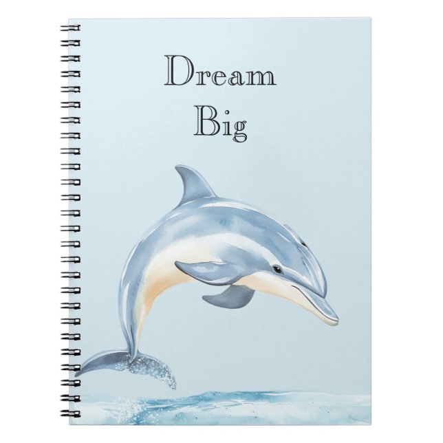 Strand Ocean Delfin Anteckningsbok (Framsidan)