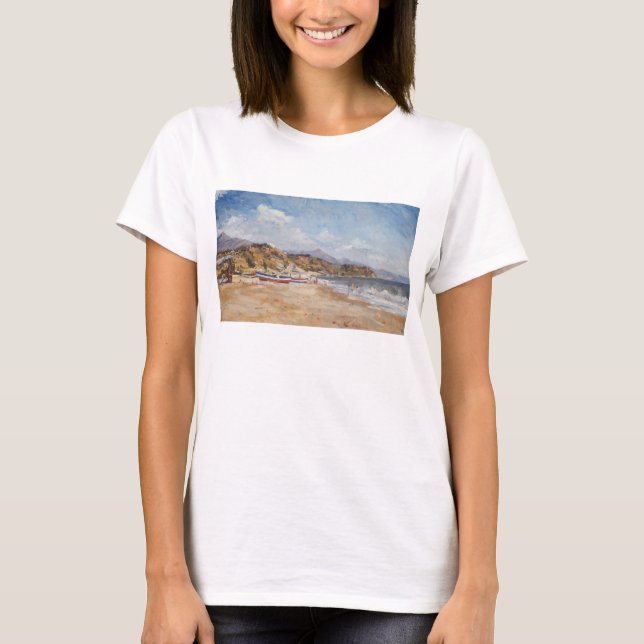 Strand och berg Nerja 2001 Tee Shirt (Framsida)