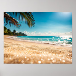 Strand och hav poster