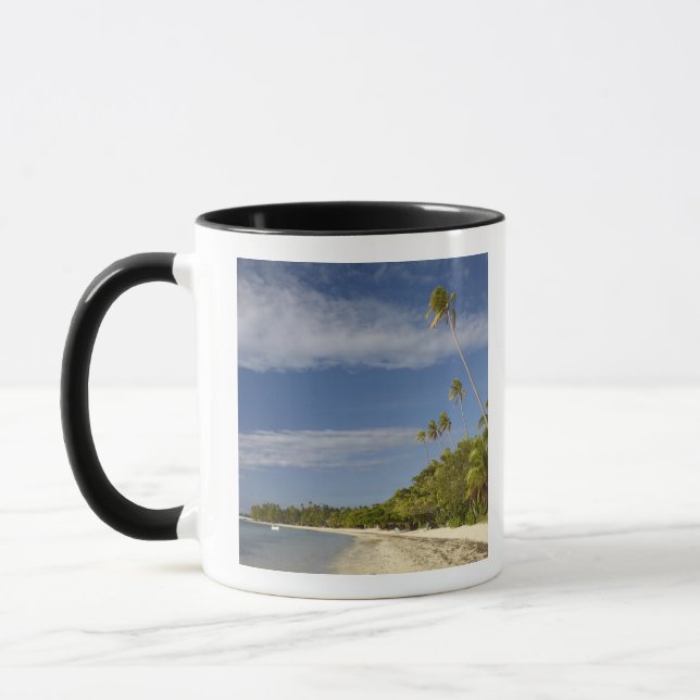Strand och palmer, Plantation Island Resort Mugg (Vänster)