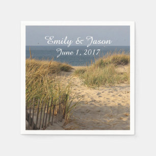 Strand- och sanddyner pappersservett