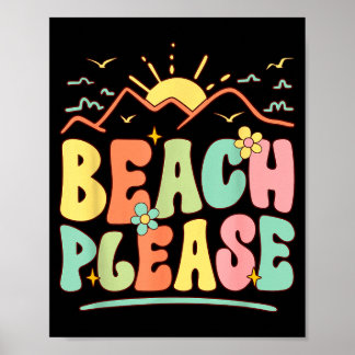 Strand önskas  poster