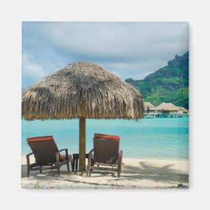 Strand på den Bora Bora magneten Magnet