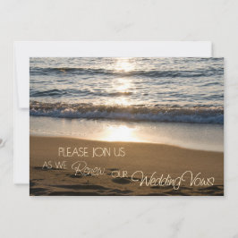 Strand på inbjudningar för förnyande för