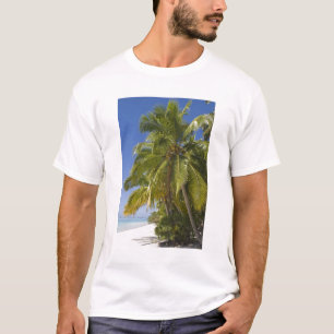 Strand på One Foot-ön, Aitutaki, Cooköarna T-shirt