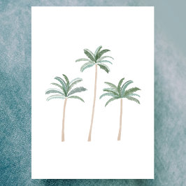 Strand Palmer Greeting Card Tack Kort