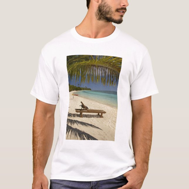 Strand, palmer & solstol t-shirt (Framsida)