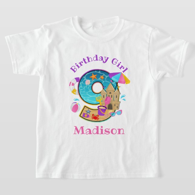 strand party Nineth Birthday shirt simmande T (Laydown)