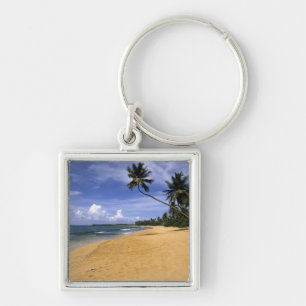 Strand Puerto Rico 2 Fyrkantig Silverfärgad Nyckelring
