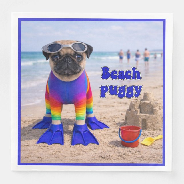Strand Pugg Pappersservett (Framsida)