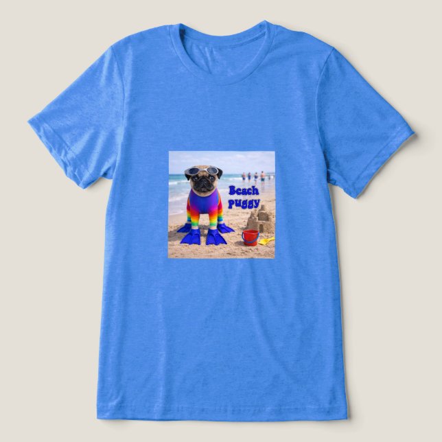 Strand Puggle T Shirt (Design Framsida)