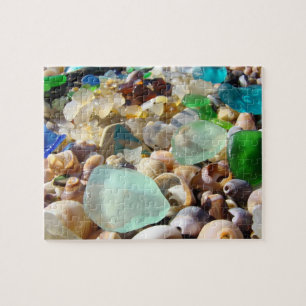 Strand Seaglass för gåvor för Pussel