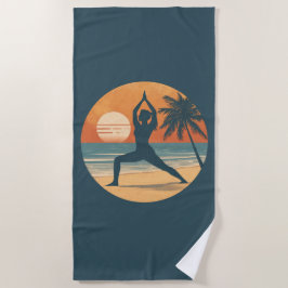 Strand Solnedgång Yoga Siluett | Kust Yogi Liv