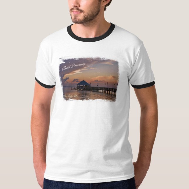 Strand som drömm - yttre banker, NC-skjorta T-shirt (Framsida)