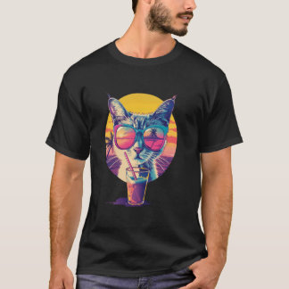 Strand Sommarsemester Reflekterande Solglasögon Sö T Shirt