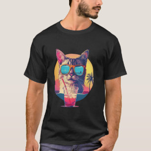 Strand Sommarsemester Reflekterande Solglasögon Sö T Shirt