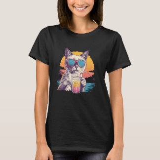 Strand Sommarsemester Reflekterande Solglasögon Sö T Shirt