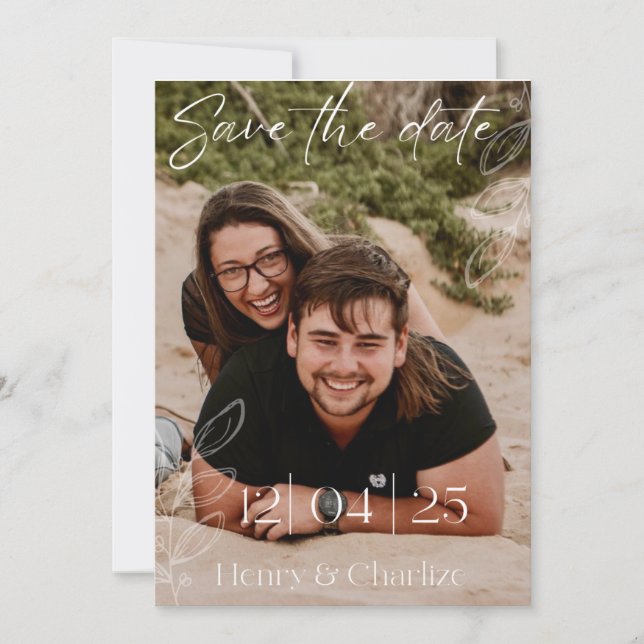 Strand spar datum inbjudningar (Framsida)