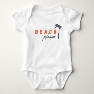 Strand, tack. Baby Bodykostymer och 1-Delar T Shirt