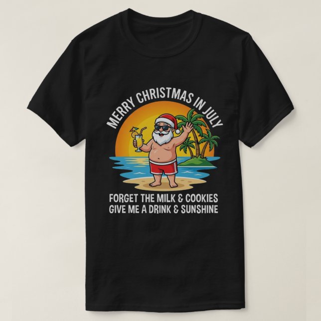 Strand Tomte | Jul i julistrand Tomte T Shirt (Design framsida)